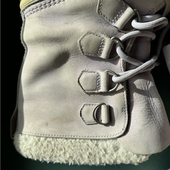 Sorel Caribou Light Purple Boots Waterproof Insulated Lace Up Women’s Size 8 - Picture 7 of 15